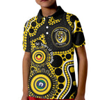 Richmond NAIDOC Week 2026 Personalised Kid Polo Shirt 50 Years of Deadly Aboriginal Art