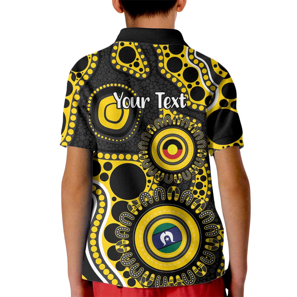 Richmond NAIDOC Week 2026 Personalised Kid Polo Shirt 50 Years of Deadly Aboriginal Art