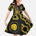 Richmond NAIDOC Week 2026 Personalised Kid Short Sleeve Dress 50 Years of Deadly Aboriginal Art