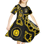 Richmond NAIDOC Week 2026 Personalised Kid Short Sleeve Dress 50 Years of Deadly Aboriginal Art