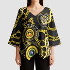 Richmond NAIDOC Week 2026 Personalised Kimono Sleeve Blouse 50 Years of Deadly Aboriginal Art