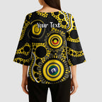 Richmond NAIDOC Week 2026 Personalised Kimono Sleeve Blouse 50 Years of Deadly Aboriginal Art