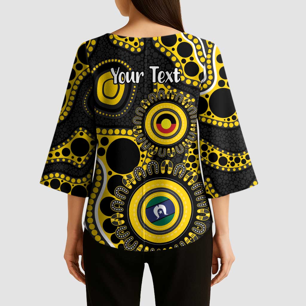 Richmond NAIDOC Week 2026 Personalised Kimono Sleeve Blouse 50 Years of Deadly Aboriginal Art