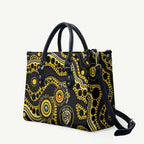 Richmond NAIDOC Week 2026 Personalised Leather Bag 50 Years of Deadly Aboriginal Art
