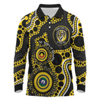 Richmond NAIDOC Week 2026 Personalised Long Sleeve Polo Shirt 50 Years of Deadly Aboriginal Art