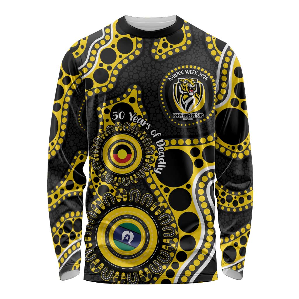 Richmond NAIDOC Week 2026 Personalised Long Sleeve Shirt 50 Years of Deadly Aboriginal Art