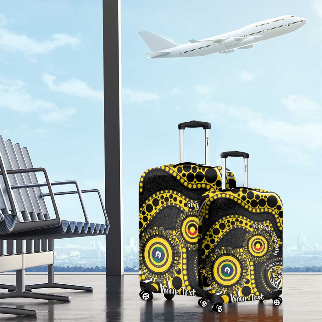 Richmond NAIDOC Week 2026 Personalised Luggage Cover 50 Years of Deadly Aboriginal Art