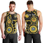 Richmond NAIDOC Week 2026 Personalised Men Tank Top 50 Years of Deadly Aboriginal Art