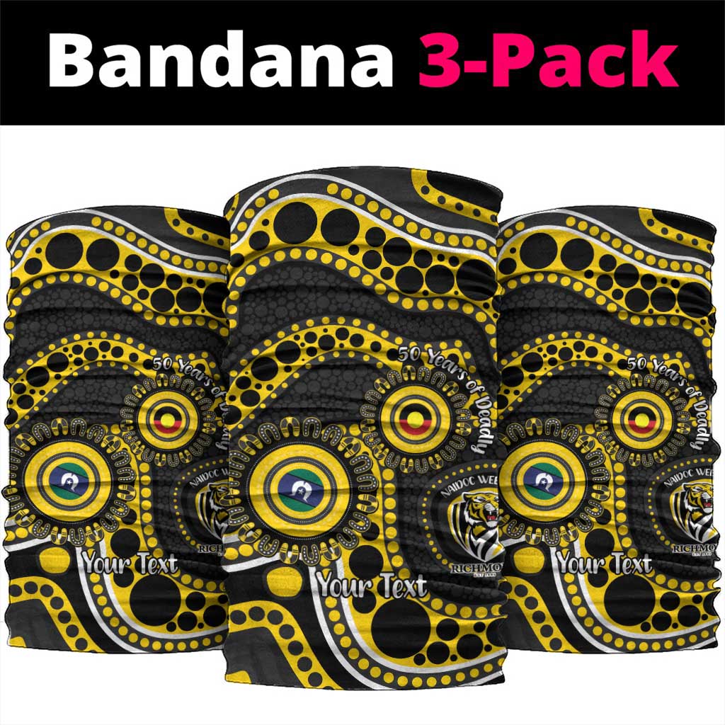 Richmond NAIDOC Week 2026 Personalised Neck Gaiter 50 Years of Deadly Aboriginal Art