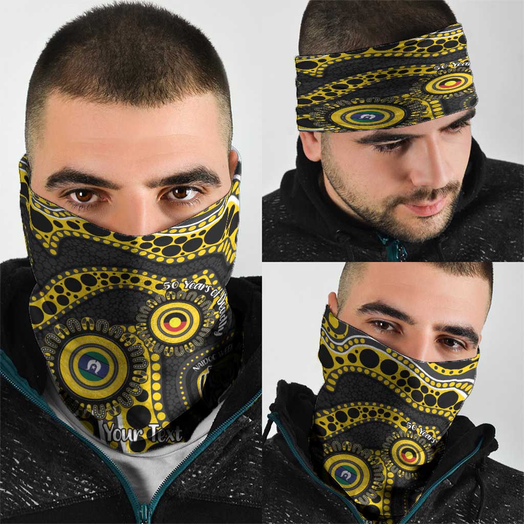 Richmond NAIDOC Week 2026 Personalised Neck Gaiter 50 Years of Deadly Aboriginal Art