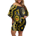 Richmond NAIDOC Week 2026 Personalised Off Shoulder Short Dress 50 Years of Deadly Aboriginal Art