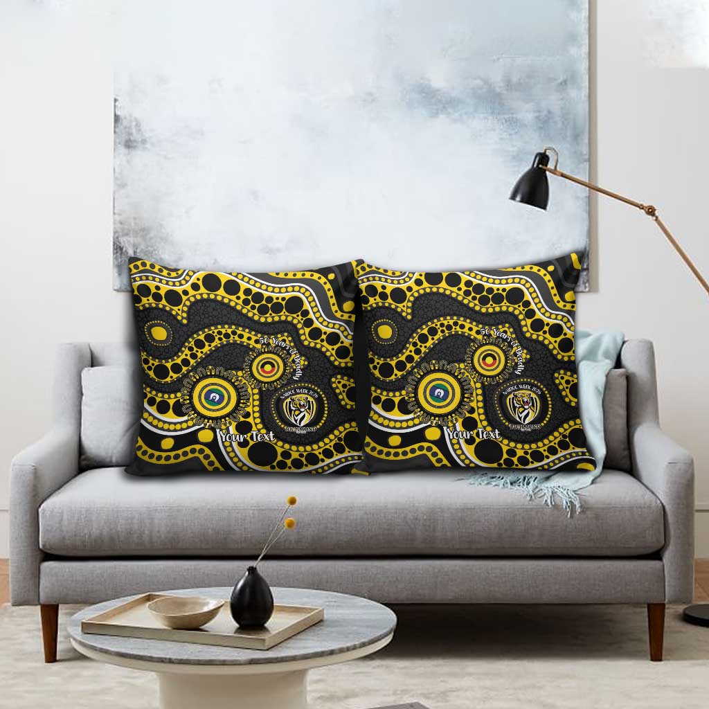 Richmond NAIDOC Week 2026 Personalised Pillow Cover 50 Years of Deadly Aboriginal Art