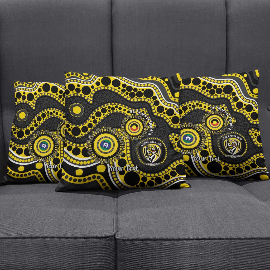 Richmond NAIDOC Week 2026 Personalised Pillow Cover 50 Years of Deadly Aboriginal Art