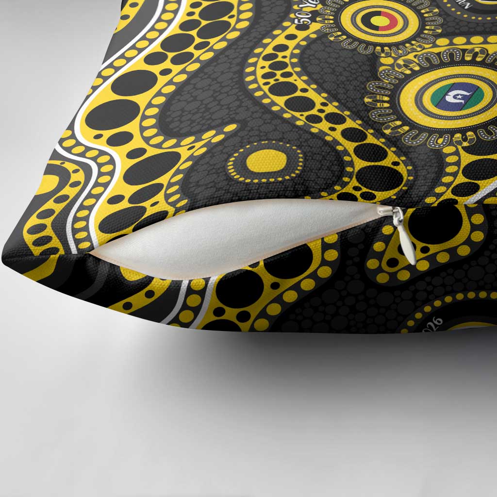 Richmond NAIDOC Week 2026 Personalised Pillow Cover 50 Years of Deadly Aboriginal Art