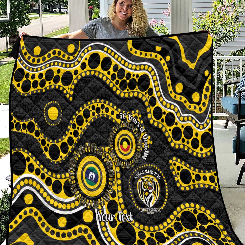 Richmond NAIDOC Week 2026 Personalised Quilt 50 Years of Deadly Aboriginal Art