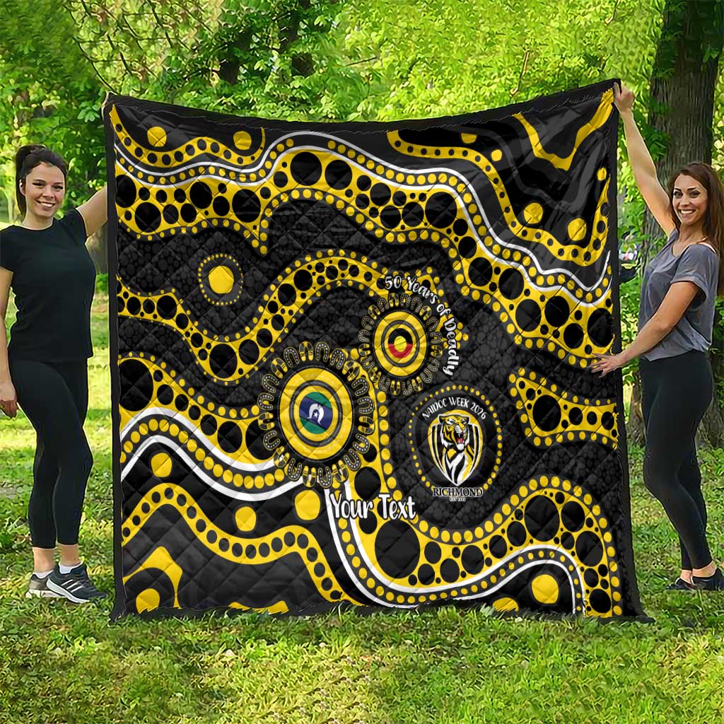 Richmond NAIDOC Week 2026 Personalised Quilt 50 Years of Deadly Aboriginal Art