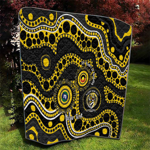 Richmond NAIDOC Week 2026 Personalised Quilt 50 Years of Deadly Aboriginal Art