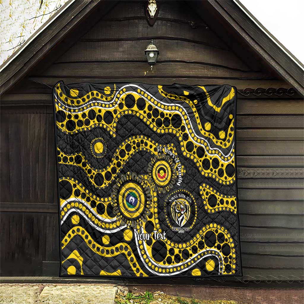 Richmond NAIDOC Week 2026 Personalised Quilt 50 Years of Deadly Aboriginal Art