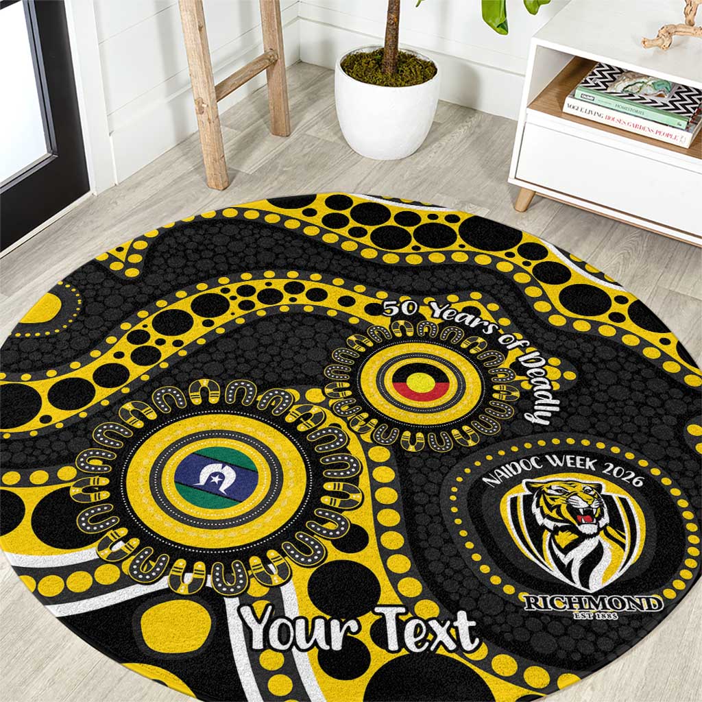 Richmond NAIDOC Week 2026 Personalised Round Carpet 50 Years of Deadly Aboriginal Art