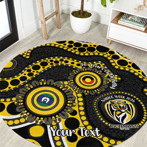 Richmond NAIDOC Week 2026 Personalised Round Carpet 50 Years of Deadly Aboriginal Art