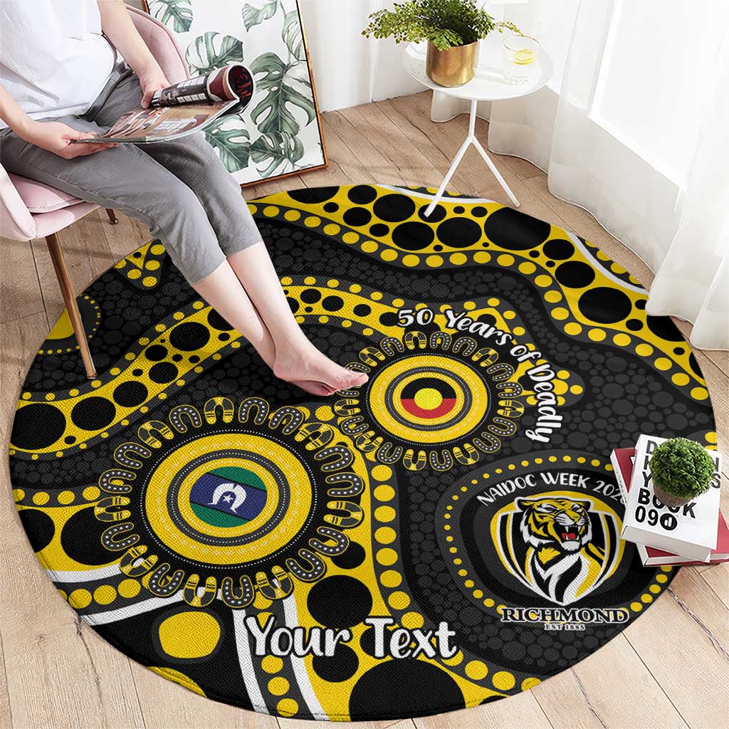 Richmond NAIDOC Week 2026 Personalised Round Carpet 50 Years of Deadly Aboriginal Art