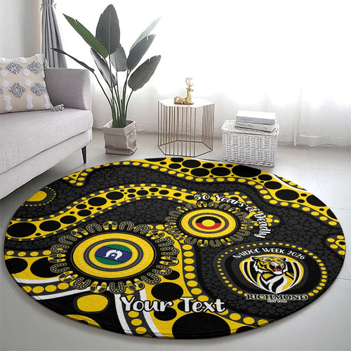 Richmond NAIDOC Week 2026 Personalised Round Carpet 50 Years of Deadly Aboriginal Art