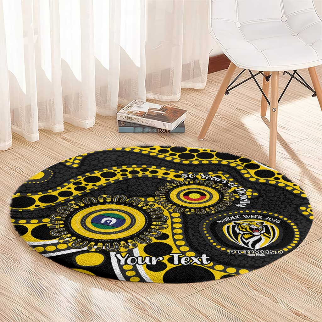 Richmond NAIDOC Week 2026 Personalised Round Carpet 50 Years of Deadly Aboriginal Art