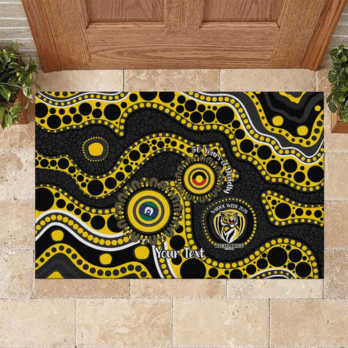 Richmond NAIDOC Week 2026 Personalised Rubber Doormat 50 Years of Deadly Aboriginal Art