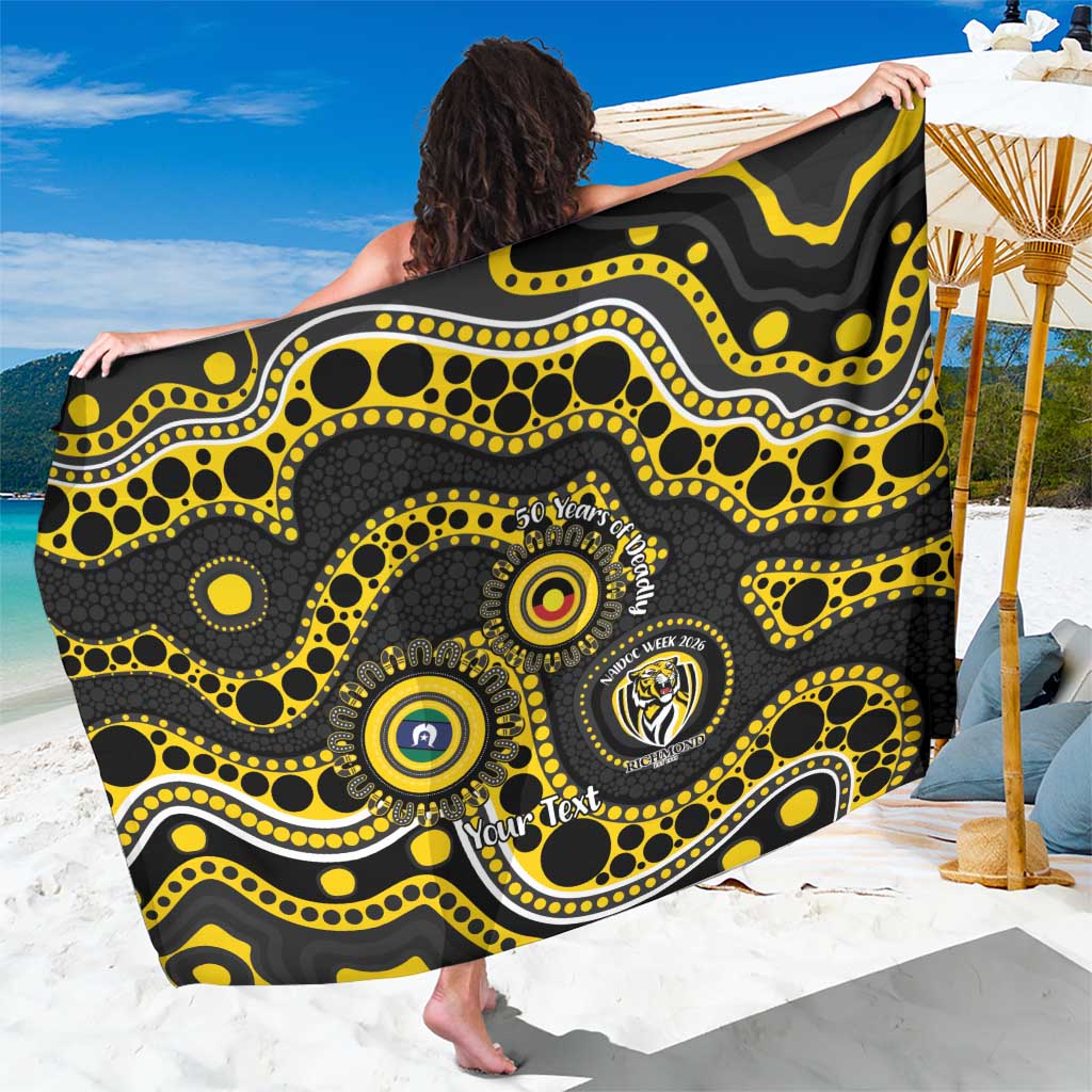 Richmond NAIDOC Week 2026 Personalised Sarong 50 Years of Deadly Aboriginal Art