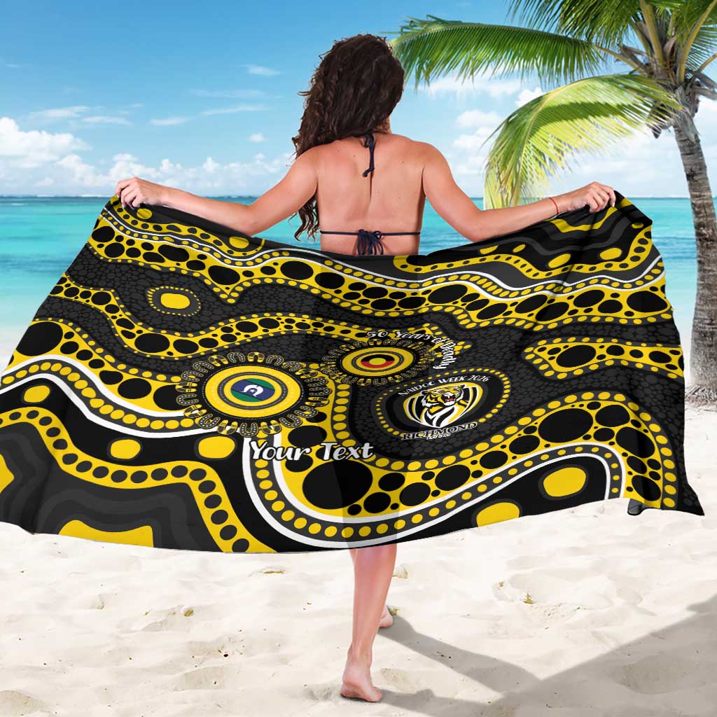 Richmond NAIDOC Week 2026 Personalised Sarong 50 Years of Deadly Aboriginal Art