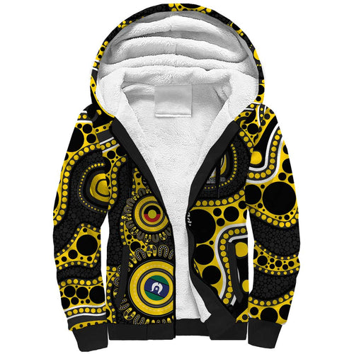 Richmond NAIDOC Week 2026 Personalised Sherpa Hoodie 50 Years of Deadly Aboriginal Art