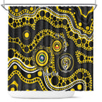 Richmond NAIDOC Week 2026 Personalised Shower Curtain 50 Years of Deadly Aboriginal Art