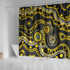 Richmond NAIDOC Week 2026 Personalised Shower Curtain 50 Years of Deadly Aboriginal Art