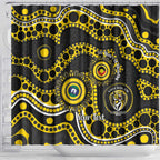 Richmond NAIDOC Week 2026 Personalised Shower Curtain 50 Years of Deadly Aboriginal Art