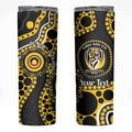 Richmond NAIDOC Week 2026 Personalised Skinny Tumbler 50 Years of Deadly Aboriginal Art