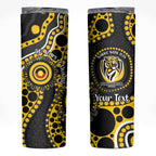 Richmond NAIDOC Week 2026 Personalised Skinny Tumbler 50 Years of Deadly Aboriginal Art