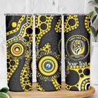 Richmond NAIDOC Week 2026 Personalised Skinny Tumbler 50 Years of Deadly Aboriginal Art