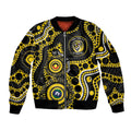 Richmond NAIDOC Week 2026 Personalised Sleeve Zip Bomber Jacket 50 Years of Deadly Aboriginal Art