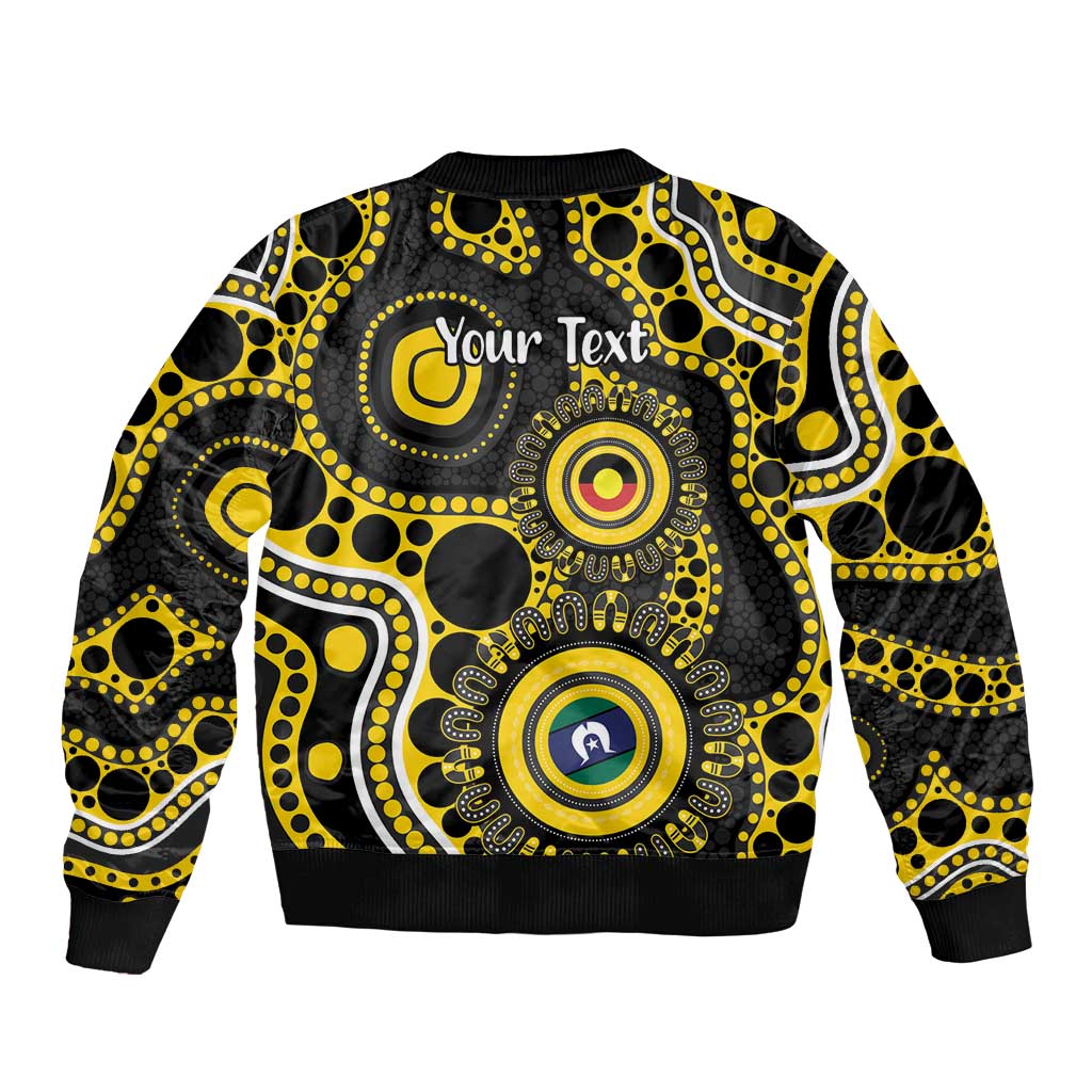 Richmond NAIDOC Week 2026 Personalised Sleeve Zip Bomber Jacket 50 Years of Deadly Aboriginal Art