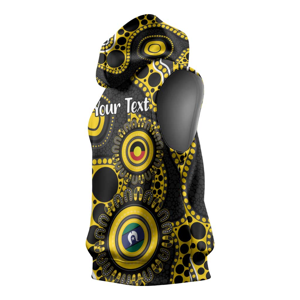 Richmond NAIDOC Week 2026 Personalised Sleeveless Hoodie 50 Years of Deadly Aboriginal Art