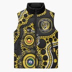 Richmond NAIDOC Week 2026 Personalised Sleeveless Puffer Jacket 50 Years of Deadly Aboriginal Art