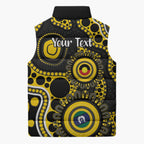 Richmond NAIDOC Week 2026 Personalised Sleeveless Puffer Jacket 50 Years of Deadly Aboriginal Art