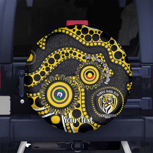 Richmond NAIDOC Week 2026 Personalised Spare Tire Cover 50 Years of Deadly Aboriginal Art