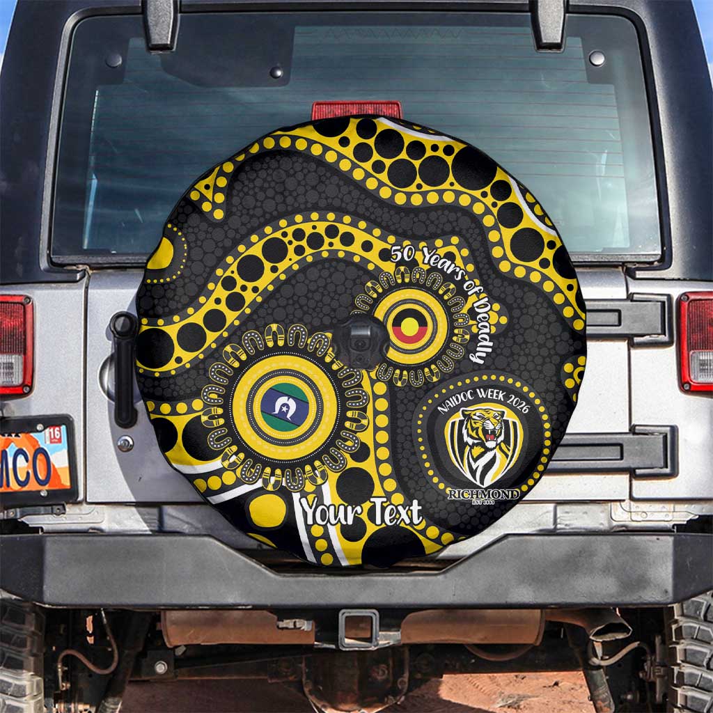 Richmond NAIDOC Week 2026 Personalised Spare Tire Cover 50 Years of Deadly Aboriginal Art