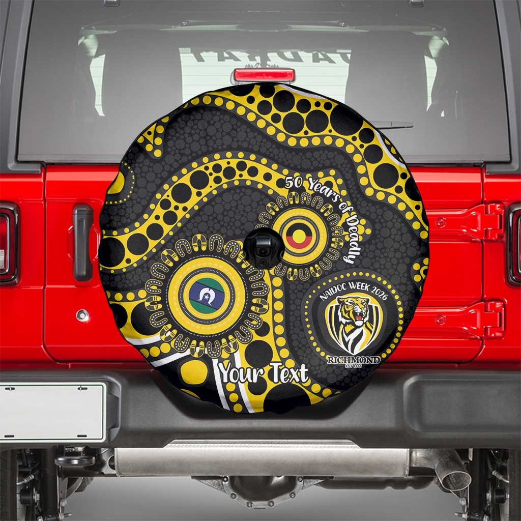 Richmond NAIDOC Week 2026 Personalised Spare Tire Cover 50 Years of Deadly Aboriginal Art