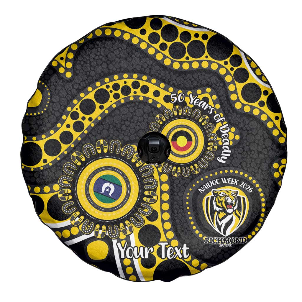 Richmond NAIDOC Week 2026 Personalised Spare Tire Cover 50 Years of Deadly Aboriginal Art