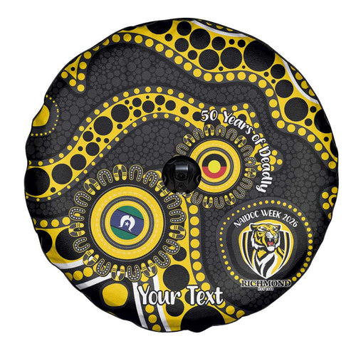 Richmond NAIDOC Week 2026 Personalised Spare Tire Cover 50 Years of Deadly Aboriginal Art