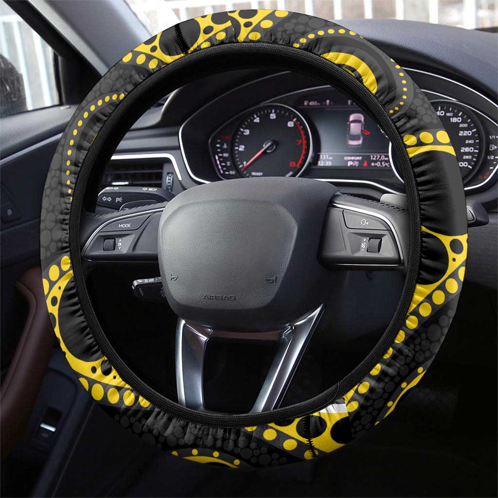 Richmond NAIDOC Week 2026 Steering Wheel Cover 50 Years of Deadly Aboriginal Art