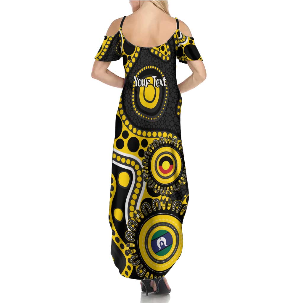 Richmond NAIDOC Week 2026 Personalised Summer Maxi Dress 50 Years of Deadly Aboriginal Art