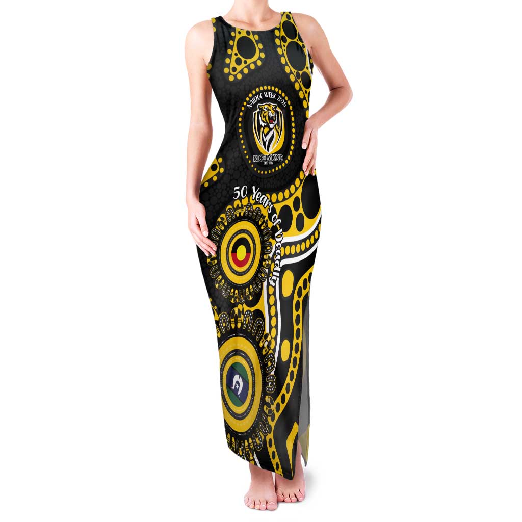 Richmond NAIDOC Week 2026 Personalised Tank Maxi Dress 50 Years of Deadly Aboriginal Art